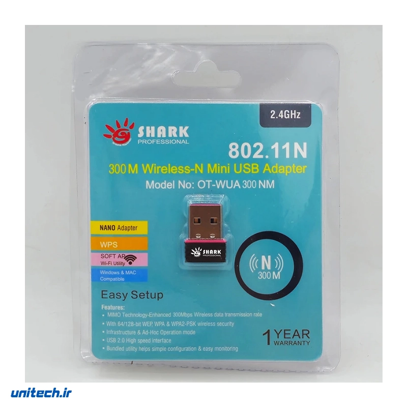 دانگل وای فای شارک مدل OTWUA300M2024 کد 20241